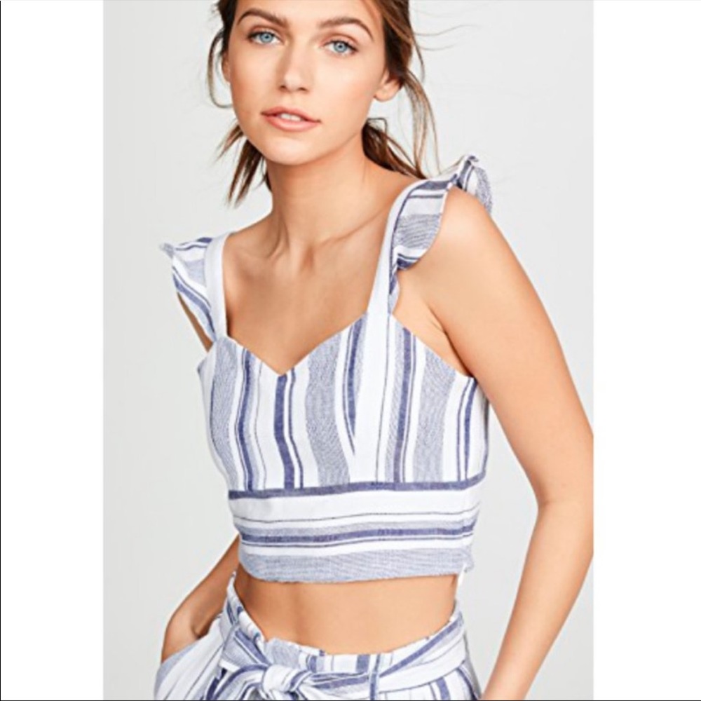 NWT Parker Ibiza Striped Crop Top Bralette